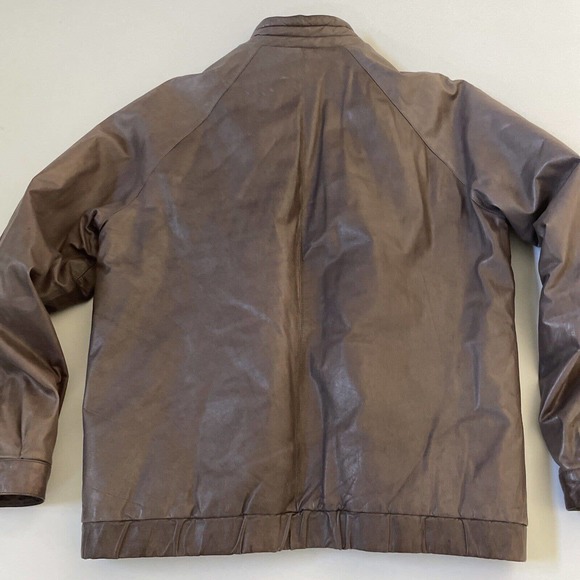 Vintage Jean-Paul Germain Leather Jacket Mens Bomber 40‎ Medium Y2K 1990s Coat - Picture 4 of 16